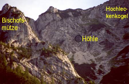 Lage der Höhle