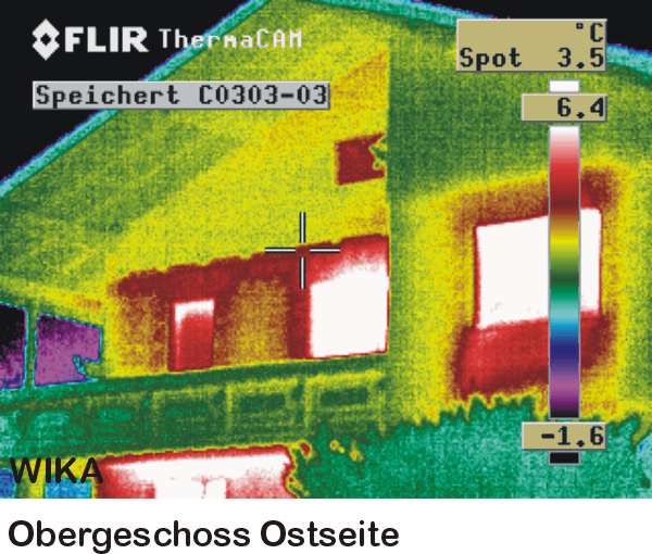 Obergeschoss Ostwand
